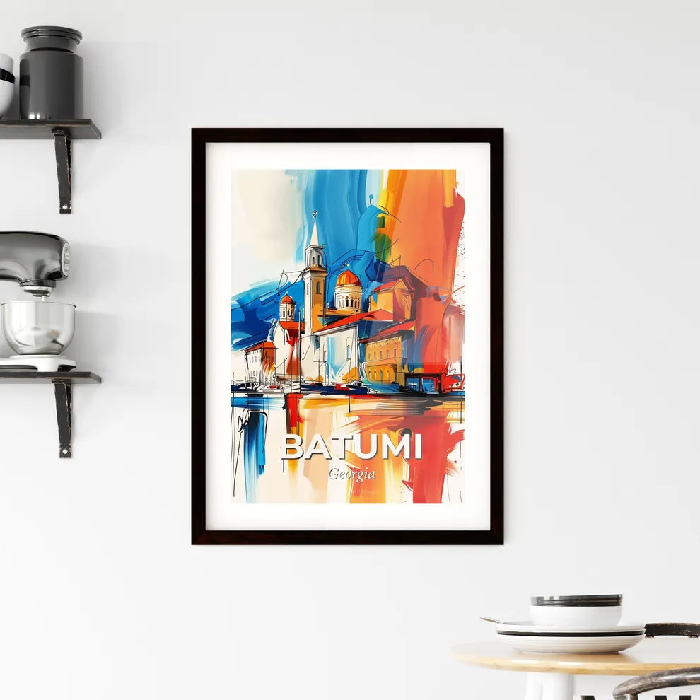 Vibrant Batumi, Georgia Framed Print
