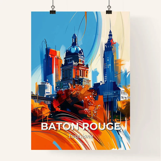 Vibrant Baton Rouge, Louisiana Poster