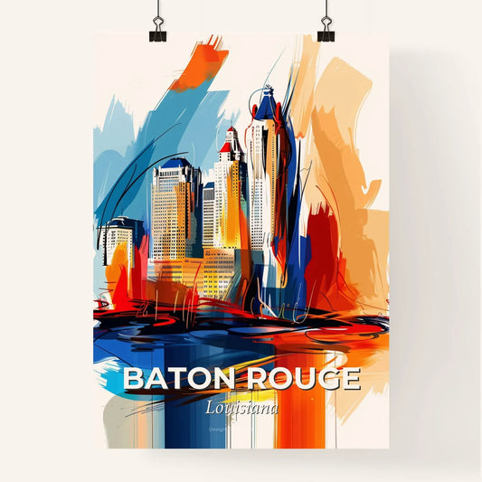 Vibrant Baton Rouge, Louisiana Poster