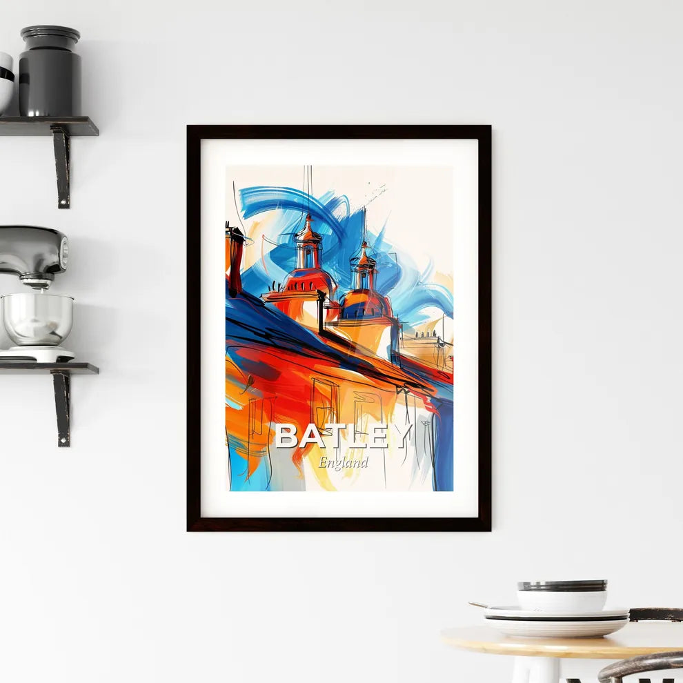 Vibrant Batley, England Framed Print
