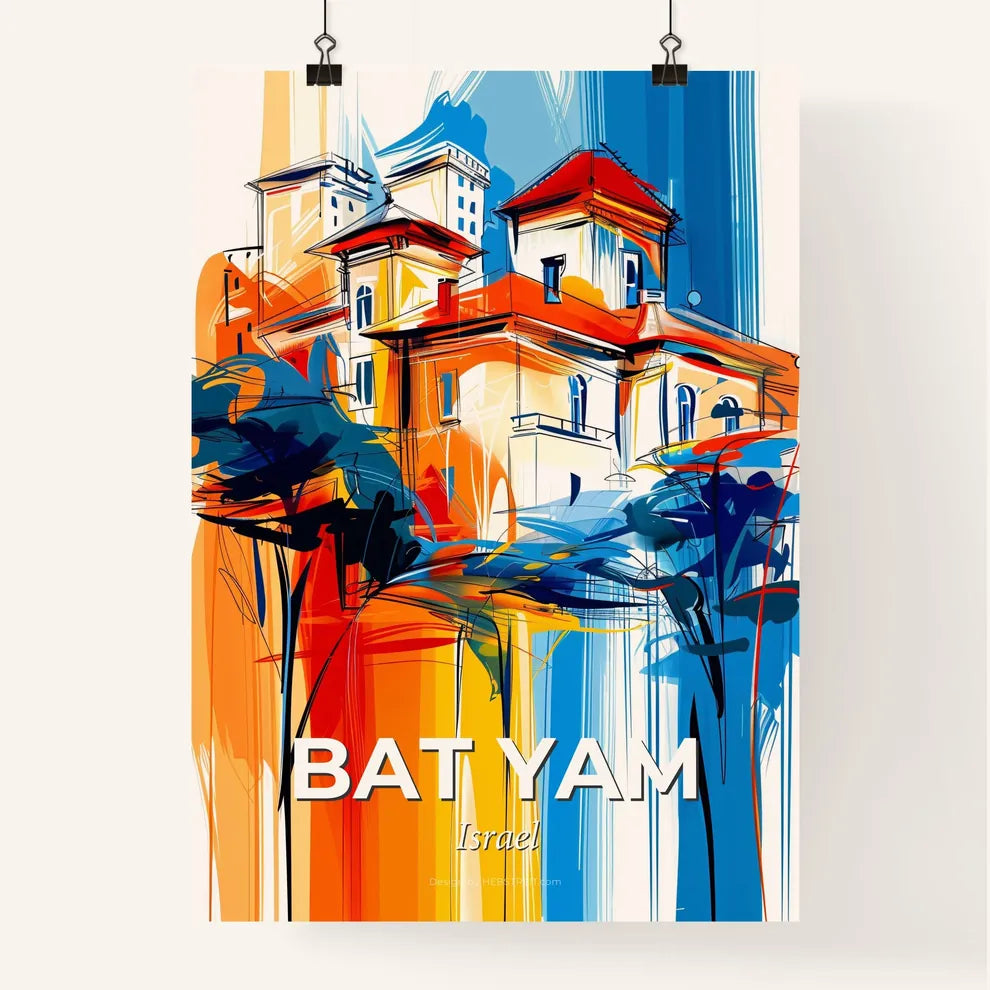 Vibrant Bat Yam, Israel Poster