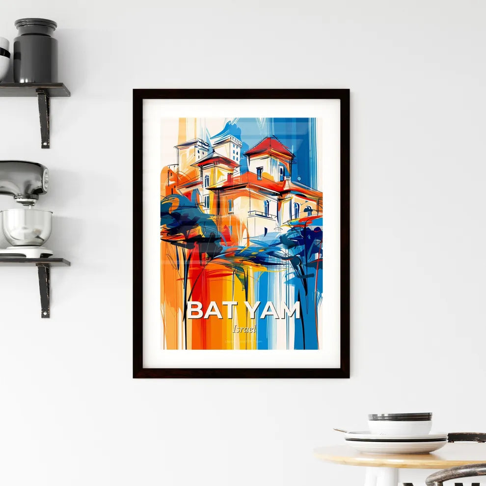 Vibrant Bat Yam, Israel Framed Print