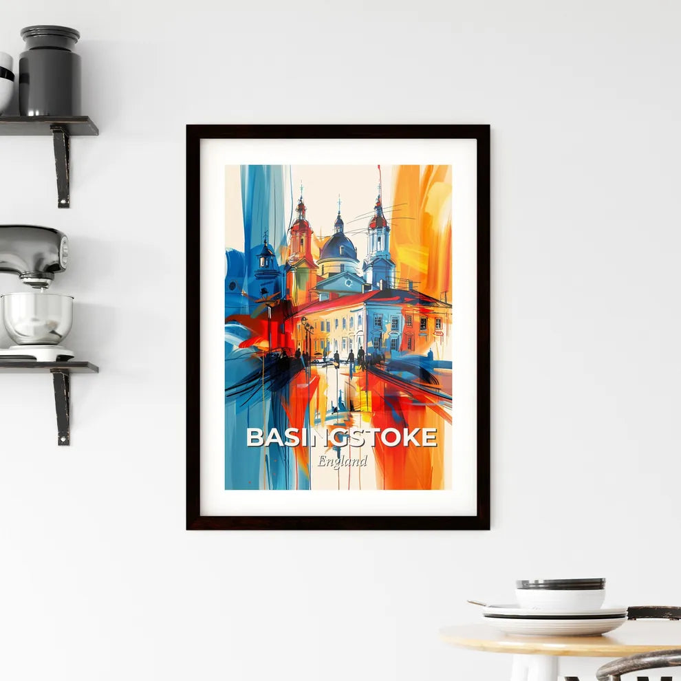 Vibrant Basingstoke, England Framed Print