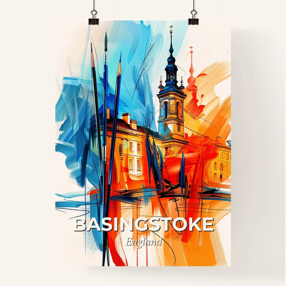 Vibrant Basingstoke, England Poster