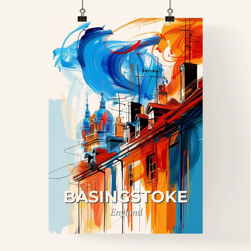 Vibrant Basingstoke, England Poster