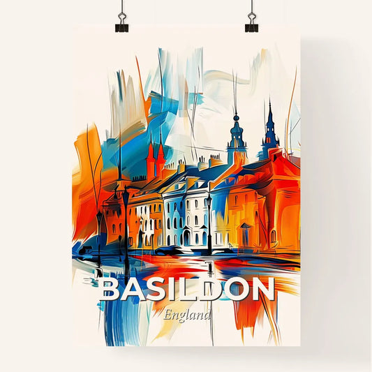 Vibrant Basildon, England Poster