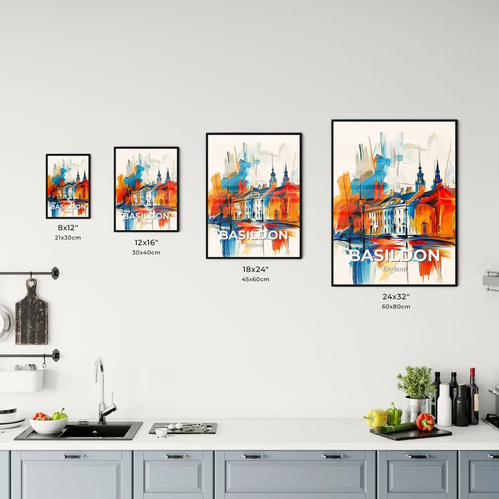 Vibrant Basildon, England Kitchen Art