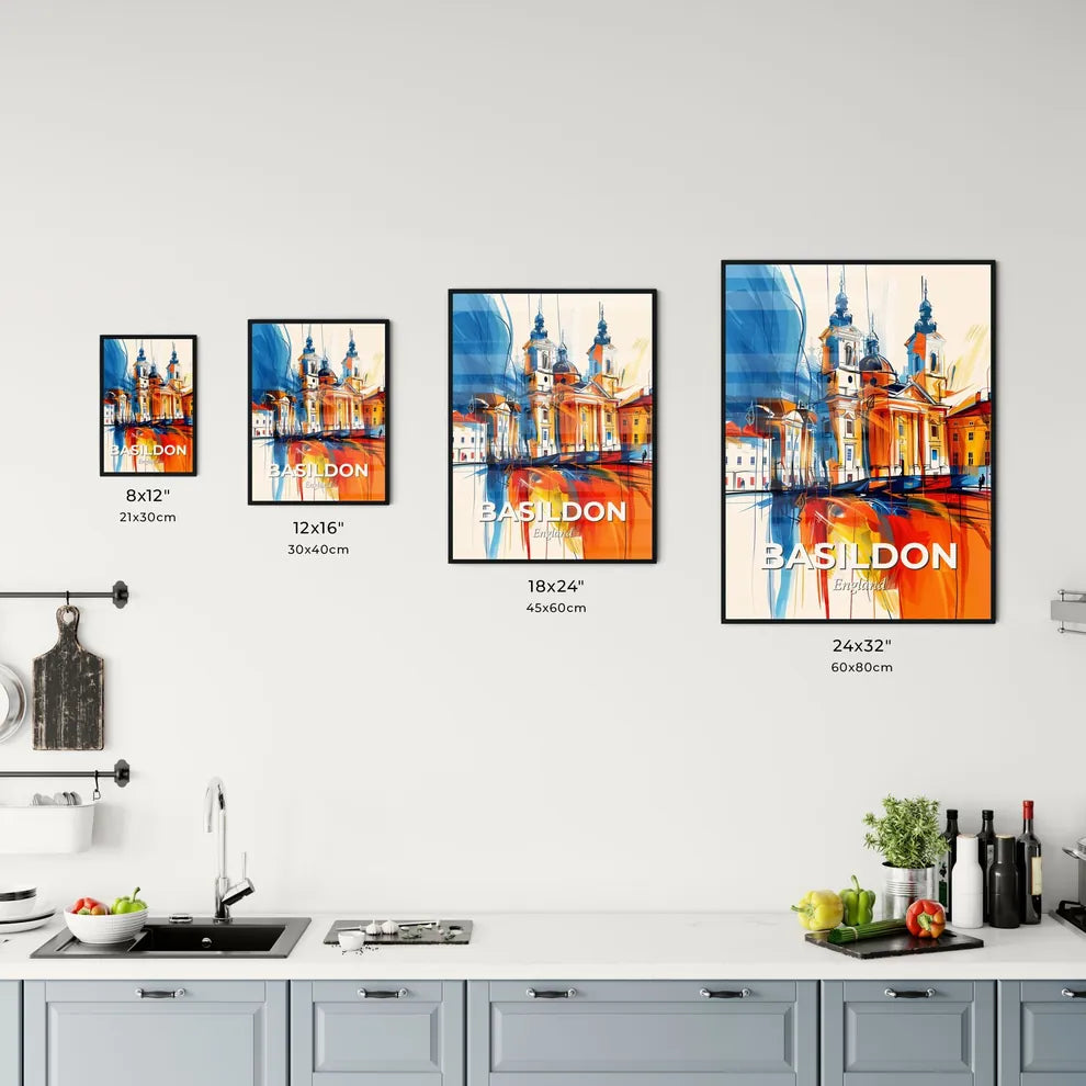 Vibrant Basildon, England Kitchen Art
