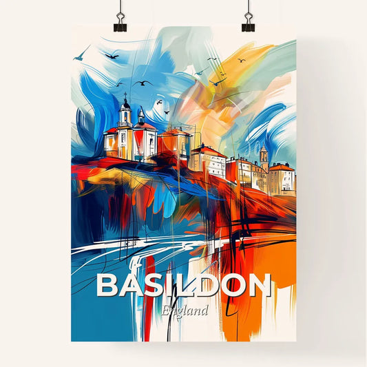 Vibrant Basildon, England Poster