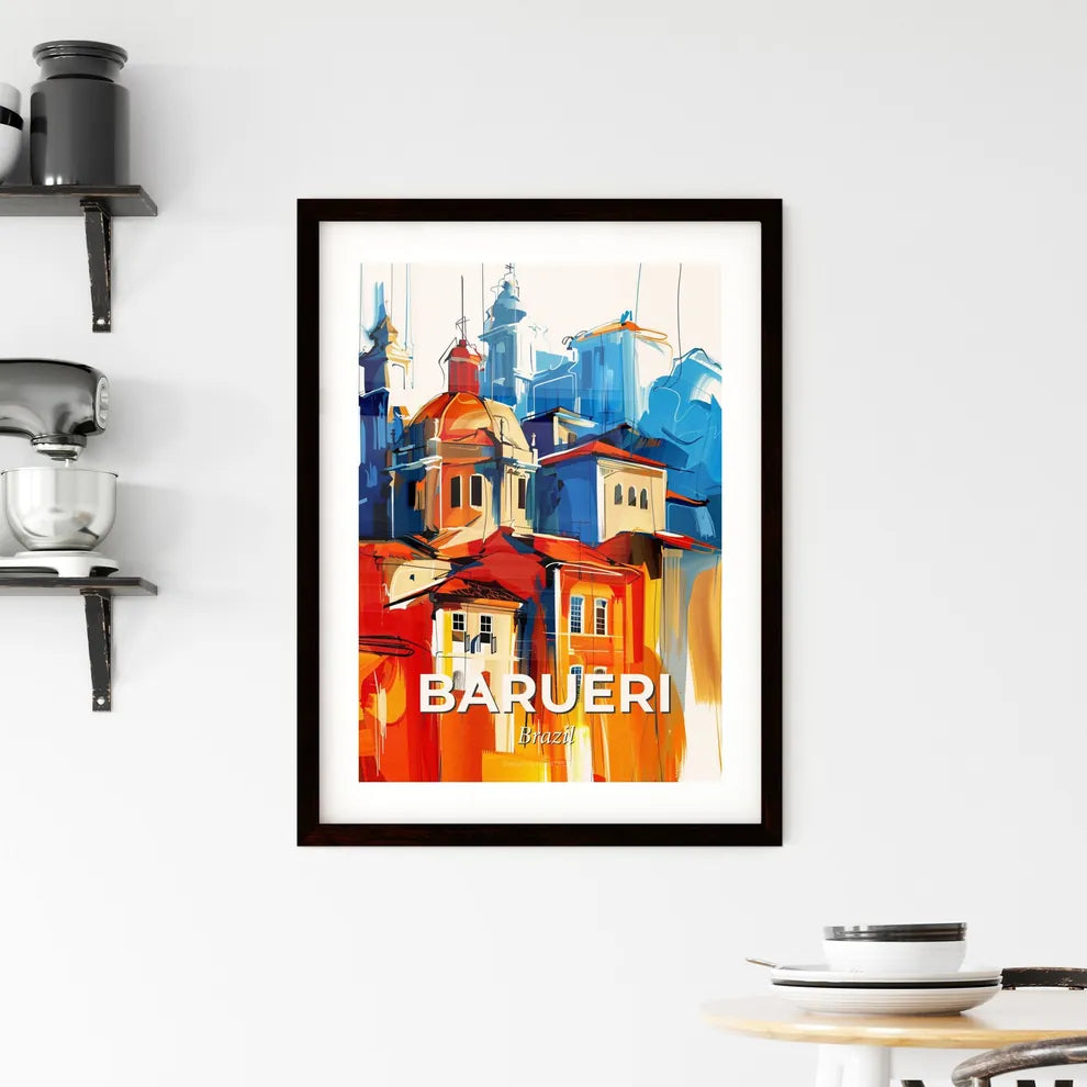 Vibrant Barueri, Brazil Framed Print