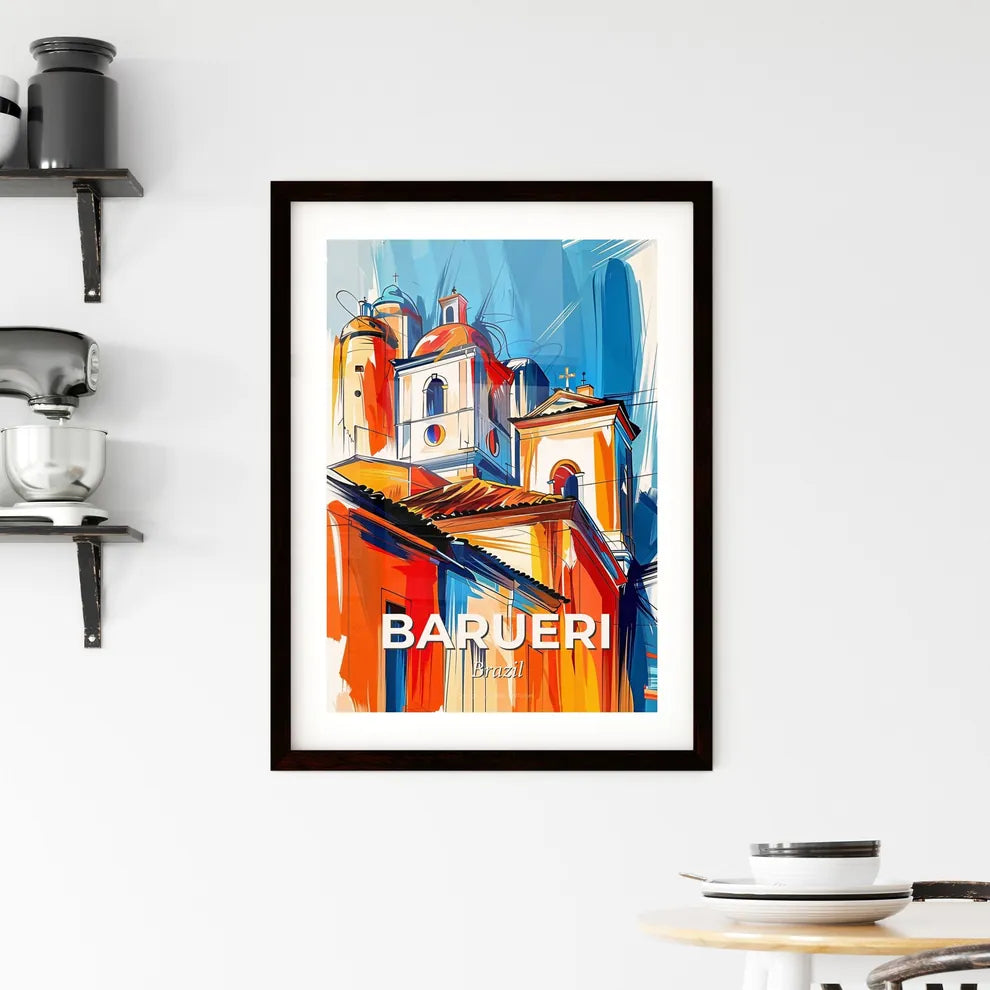 Vibrant Barueri, Brazil Framed Print