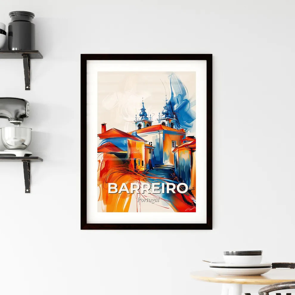 Vibrant Barreiro, Portugal Framed Print
