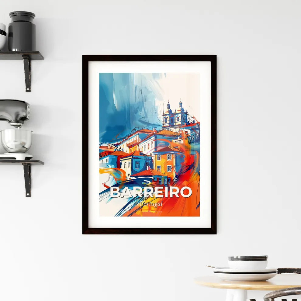 Vibrant Barreiro, Portugal Framed Print