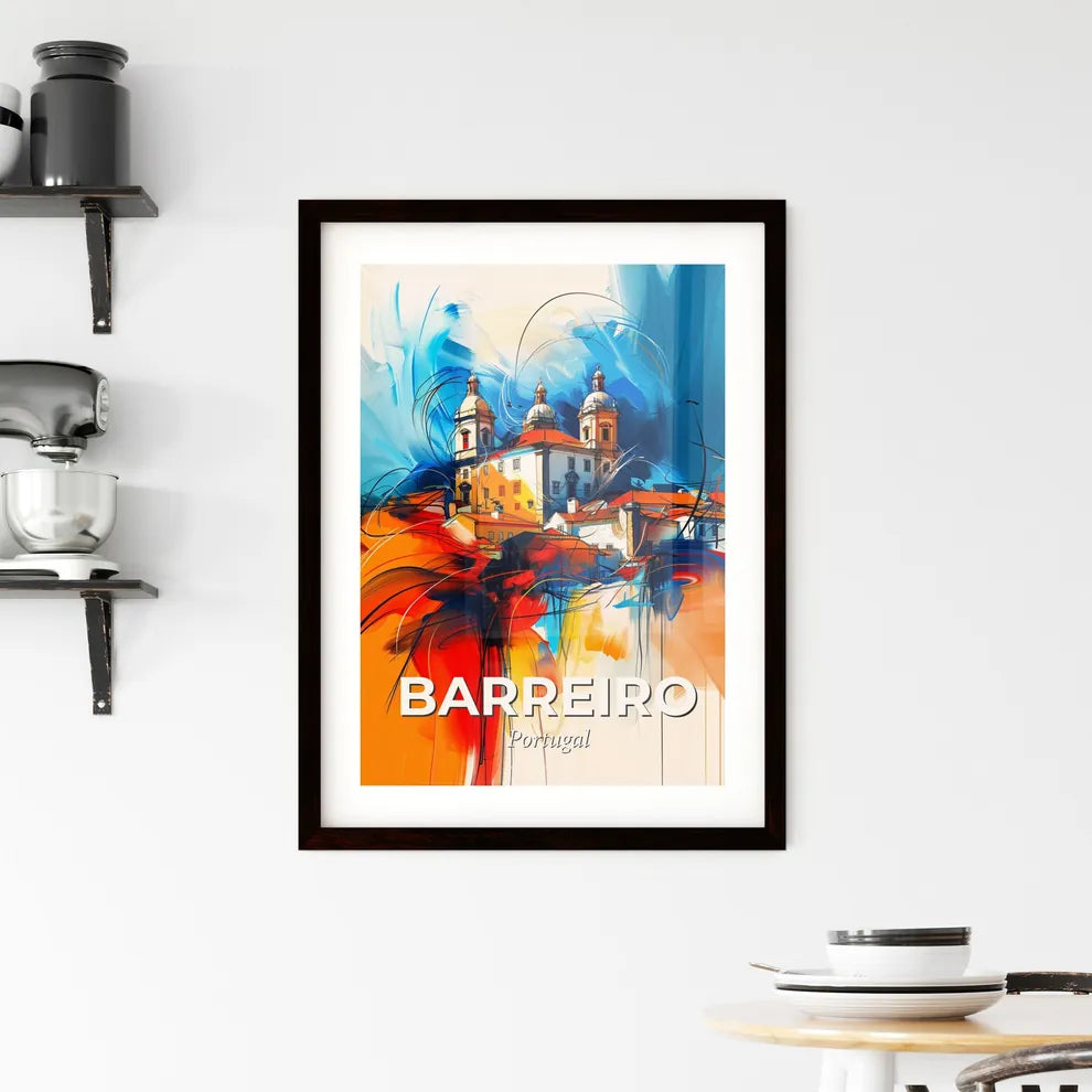 Vibrant Barreiro, Portugal Framed Print