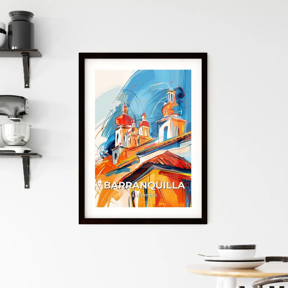 Vibrant Barranquilla, Colombia Framed Print