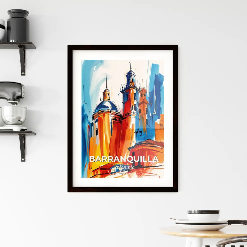 Vibrant Barranquilla, Colombia Framed Print