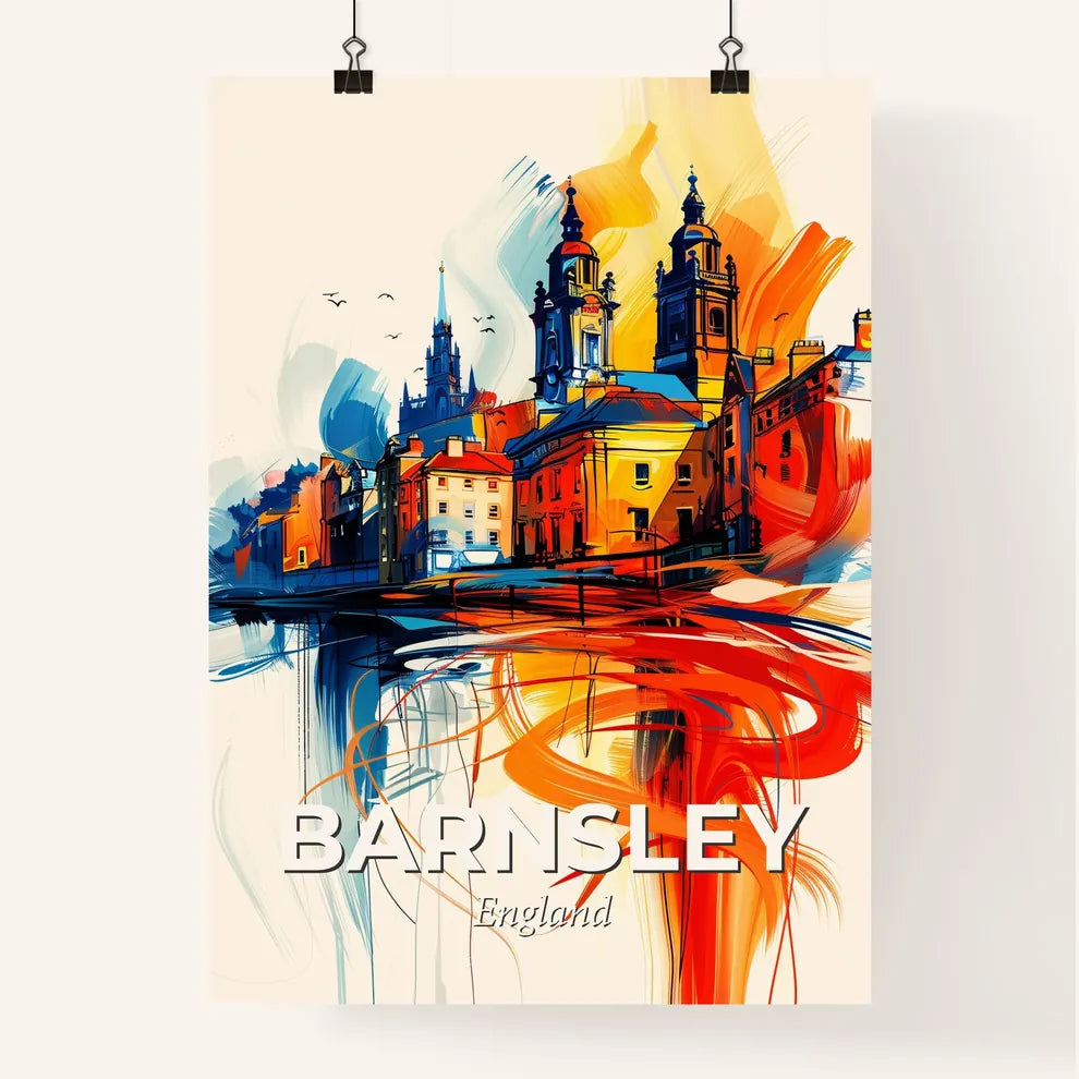 Vibrant Barnsley, England Poster