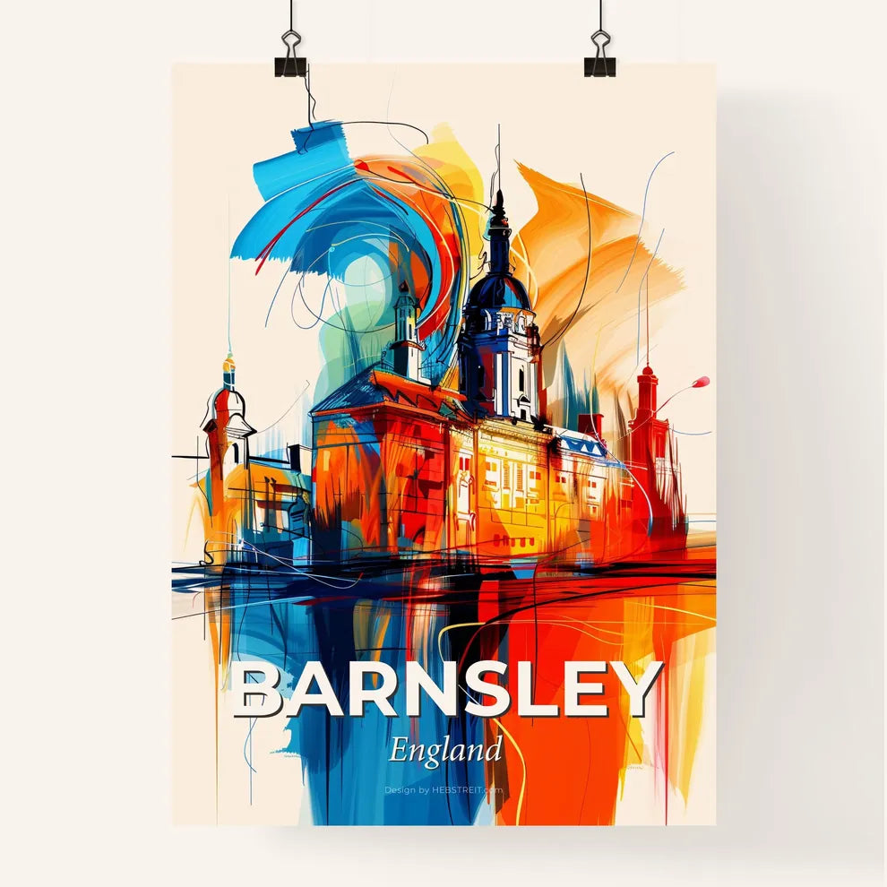 Vibrant Barnsley, England Poster