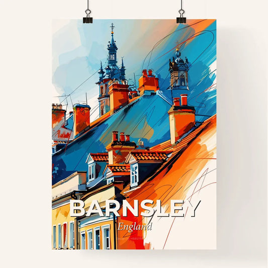 Vibrant Barnsley, England Poster