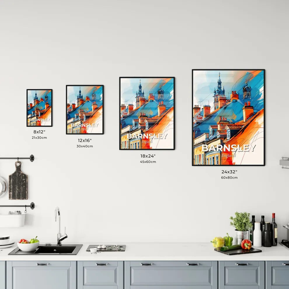 Vibrant Barnsley, England Kitchen Art