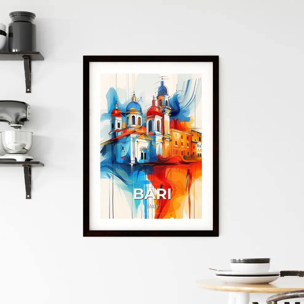 Vibrant Bari , Italy Framed Print