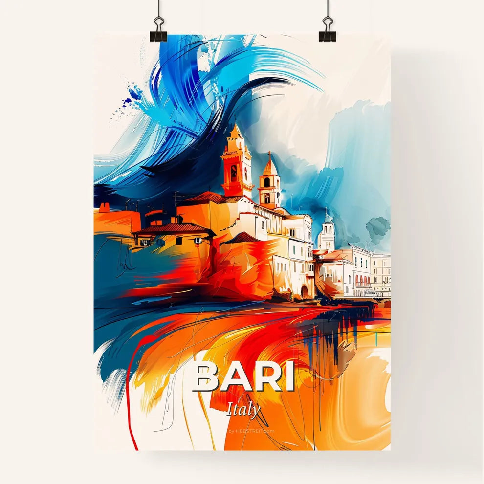 Vibrant Bari , Italy Poster