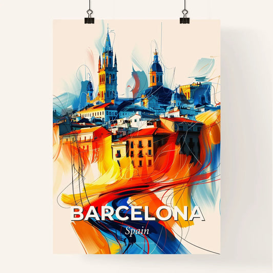 Vibrant Barcelona, Spain Poster