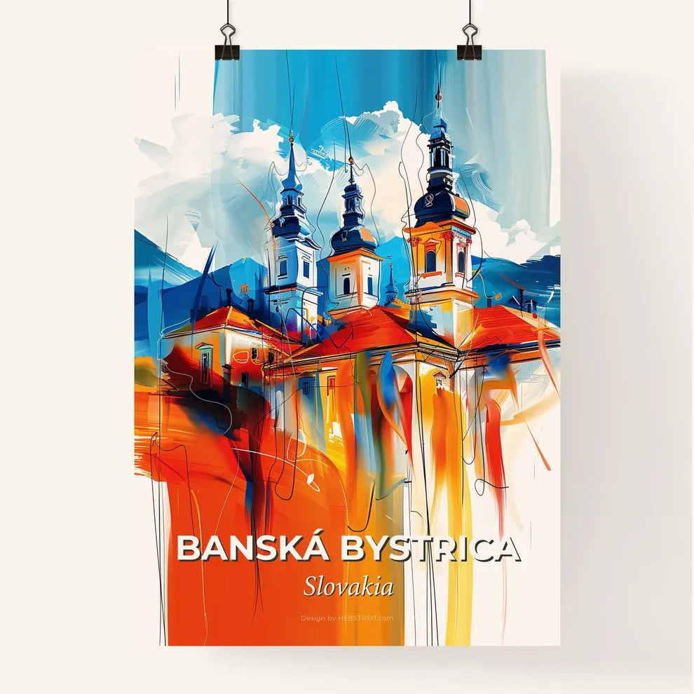 Vibrant Banská Bystrica, Slovakia Poster