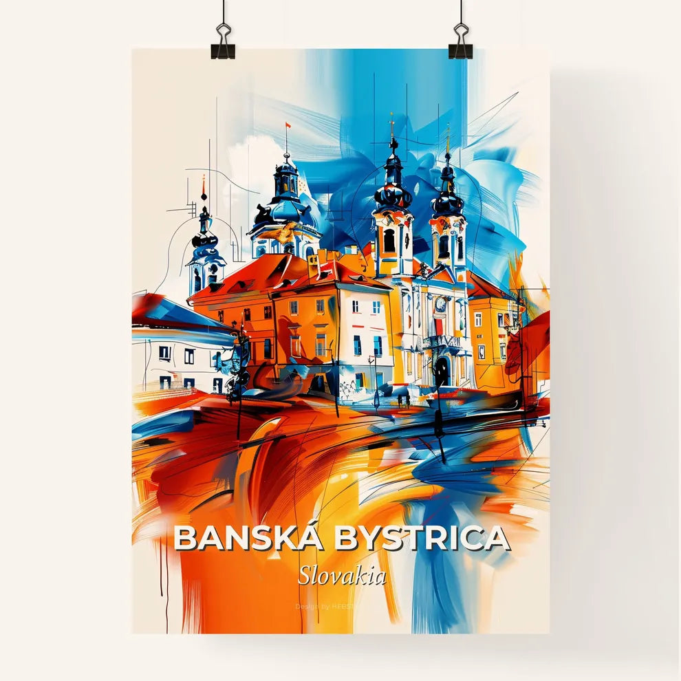 Vibrant Banská Bystrica, Slovakia Poster