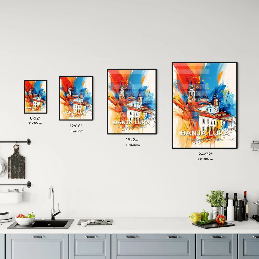 Vibrant Banja Luka, Bosnia And Herzegovina Kitchen Art