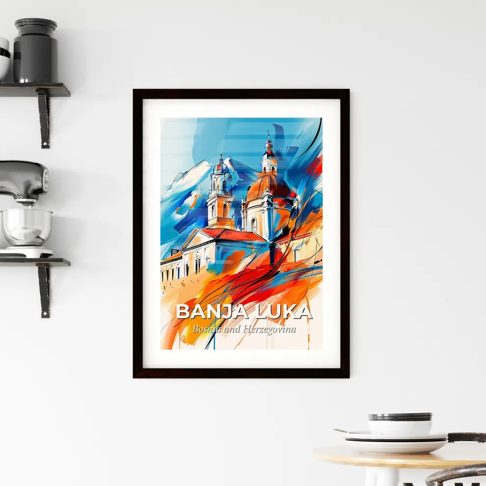 Vibrant Banja Luka, Bosnia And Herzegovina Framed Print