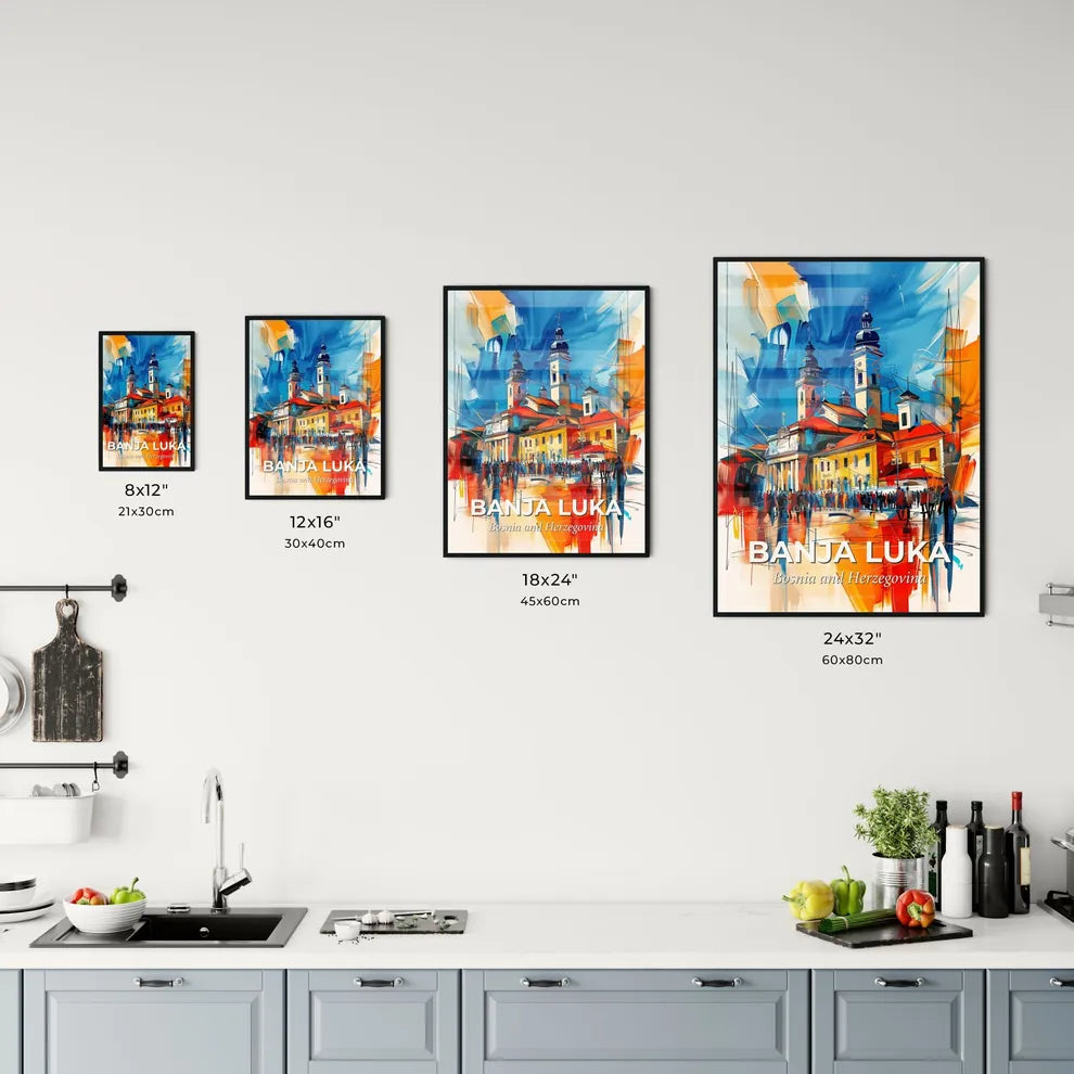 Vibrant Banja Luka, Bosnia And Herzegovina Kitchen Art