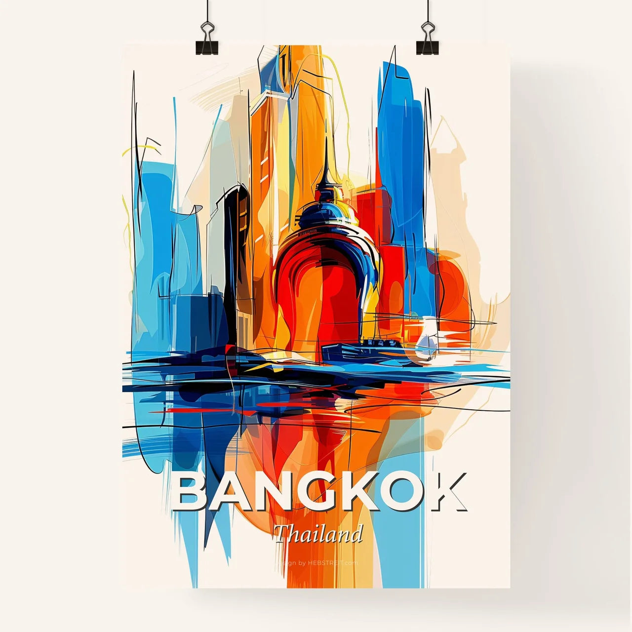 Vibrant Bangkok, Thailand Poster