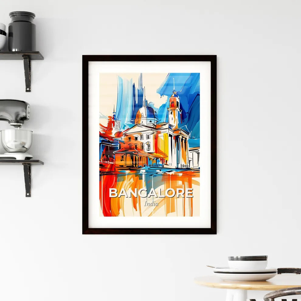 Vibrant Bangalore, India Framed Print