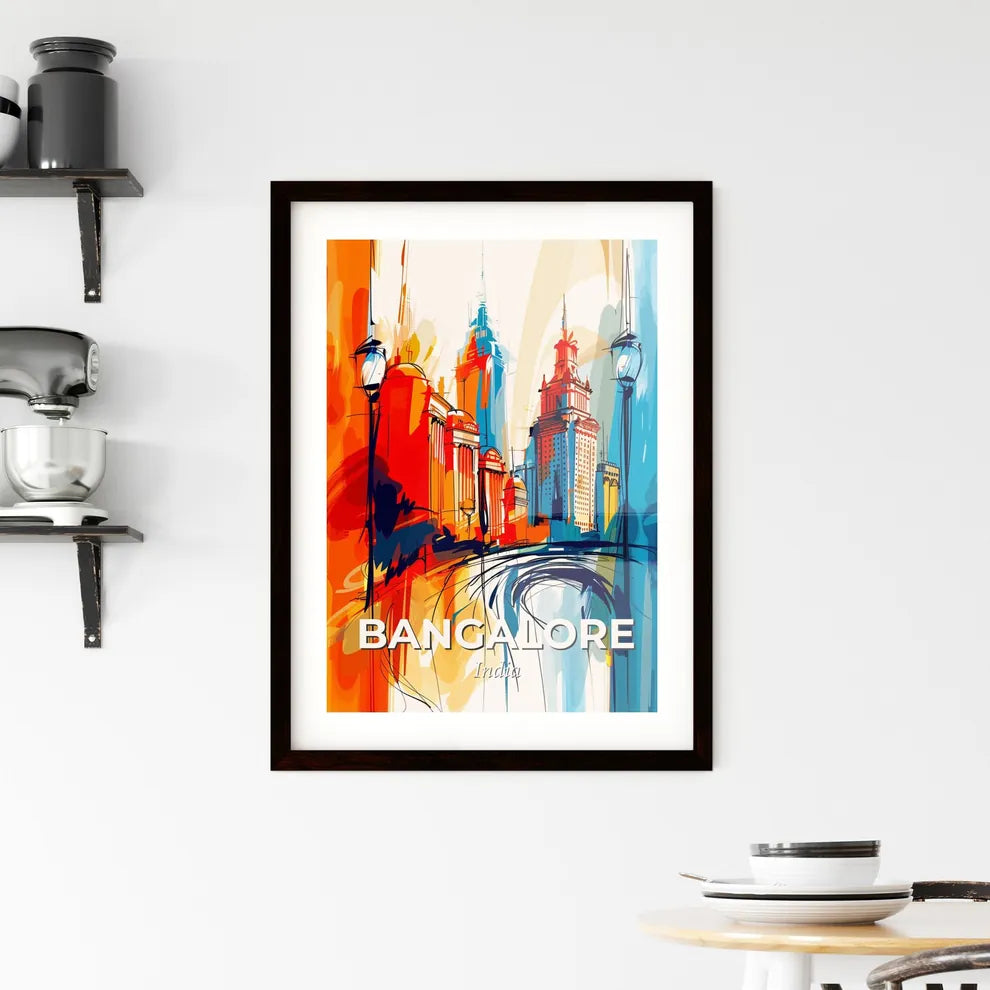 Vibrant Bangalore, India Framed Print