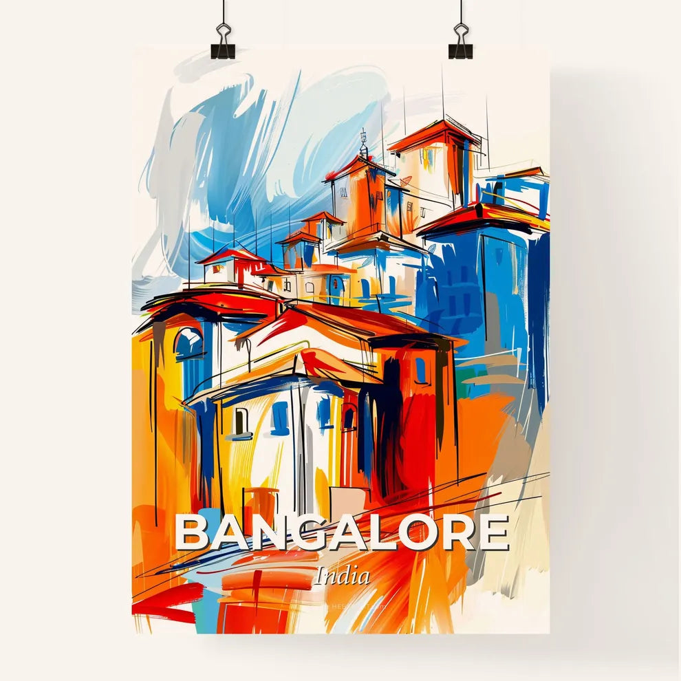 Vibrant Bangalore, India Poster