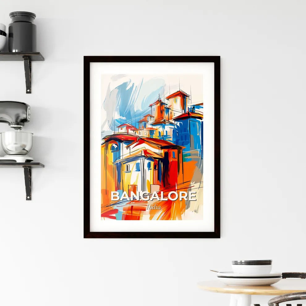 Vibrant Bangalore, India Framed Print