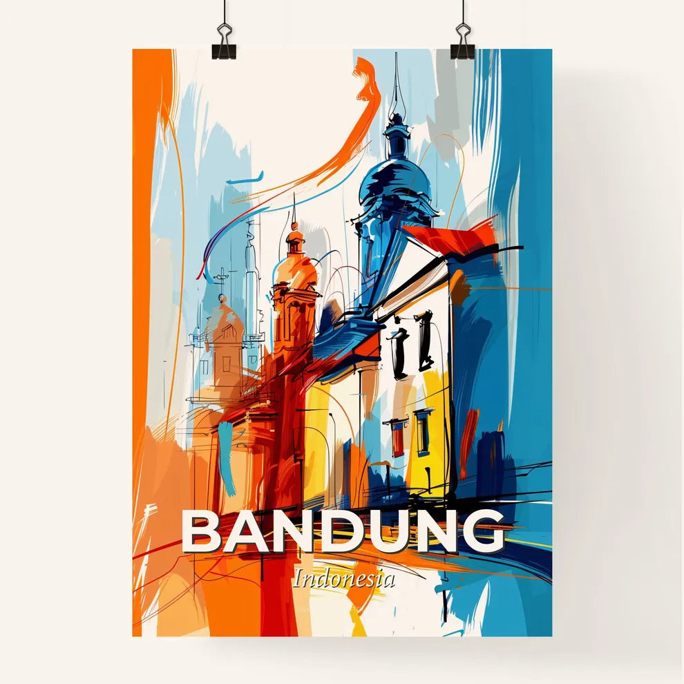 Vibrant Bandung, Indonesia Poster