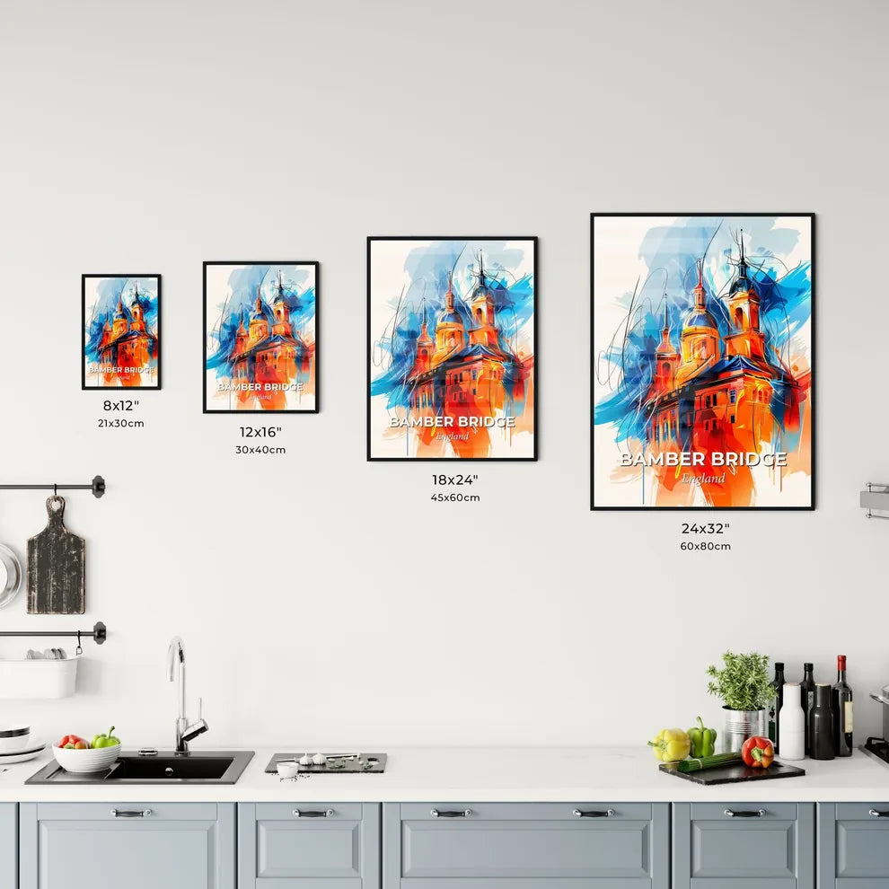 Vibrant Bamber Bridge, England Kitchen Art
