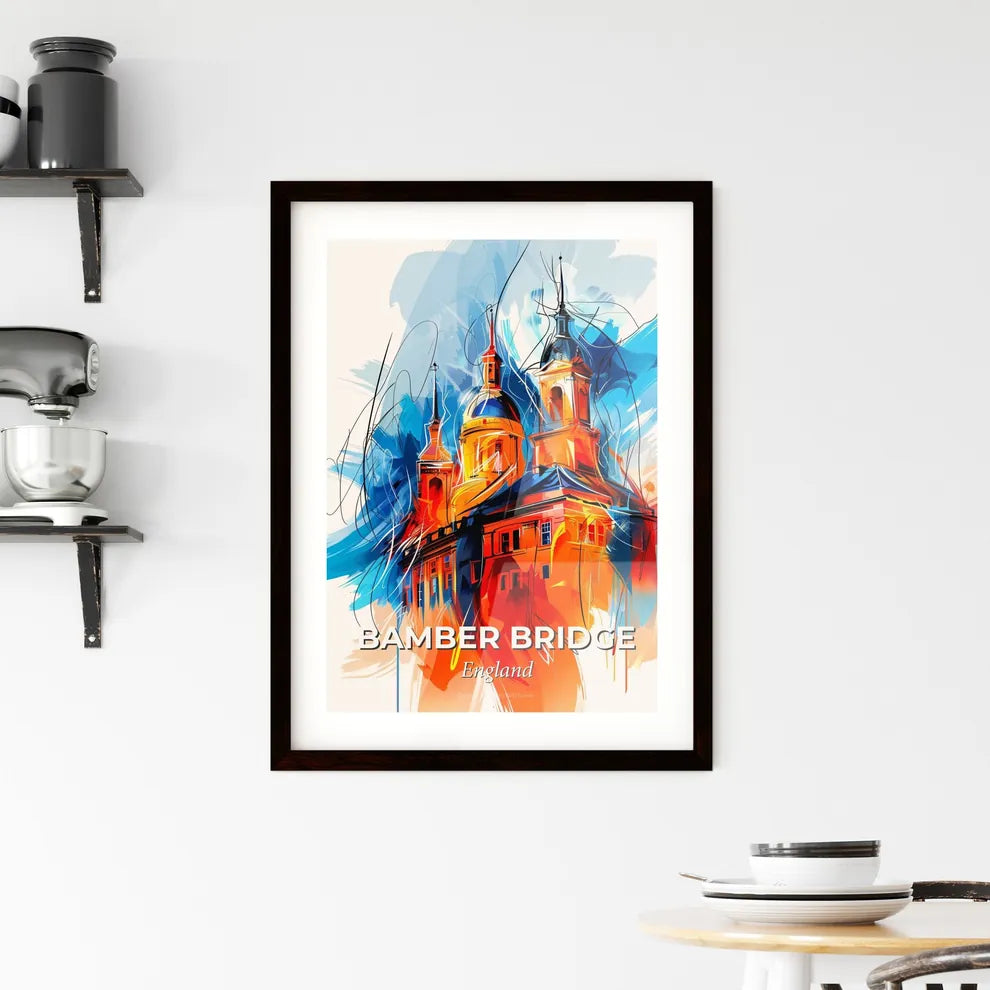 Vibrant Bamber Bridge, England Framed Print