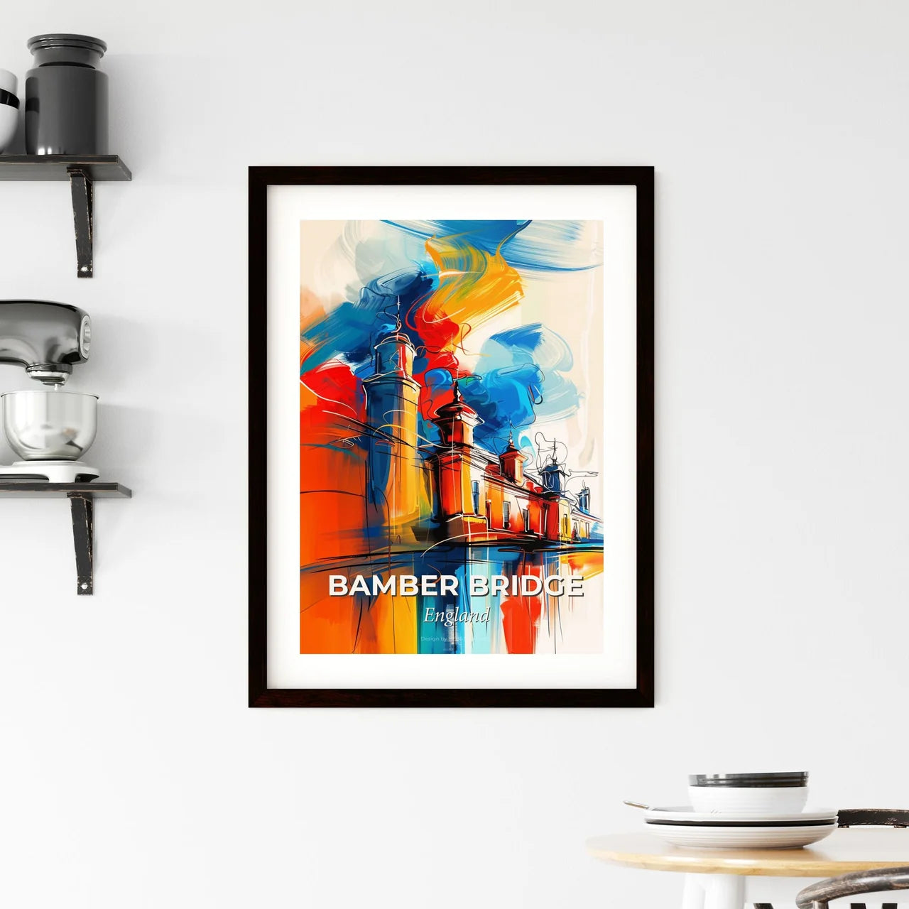 Vibrant Bamber Bridge, England Framed Print