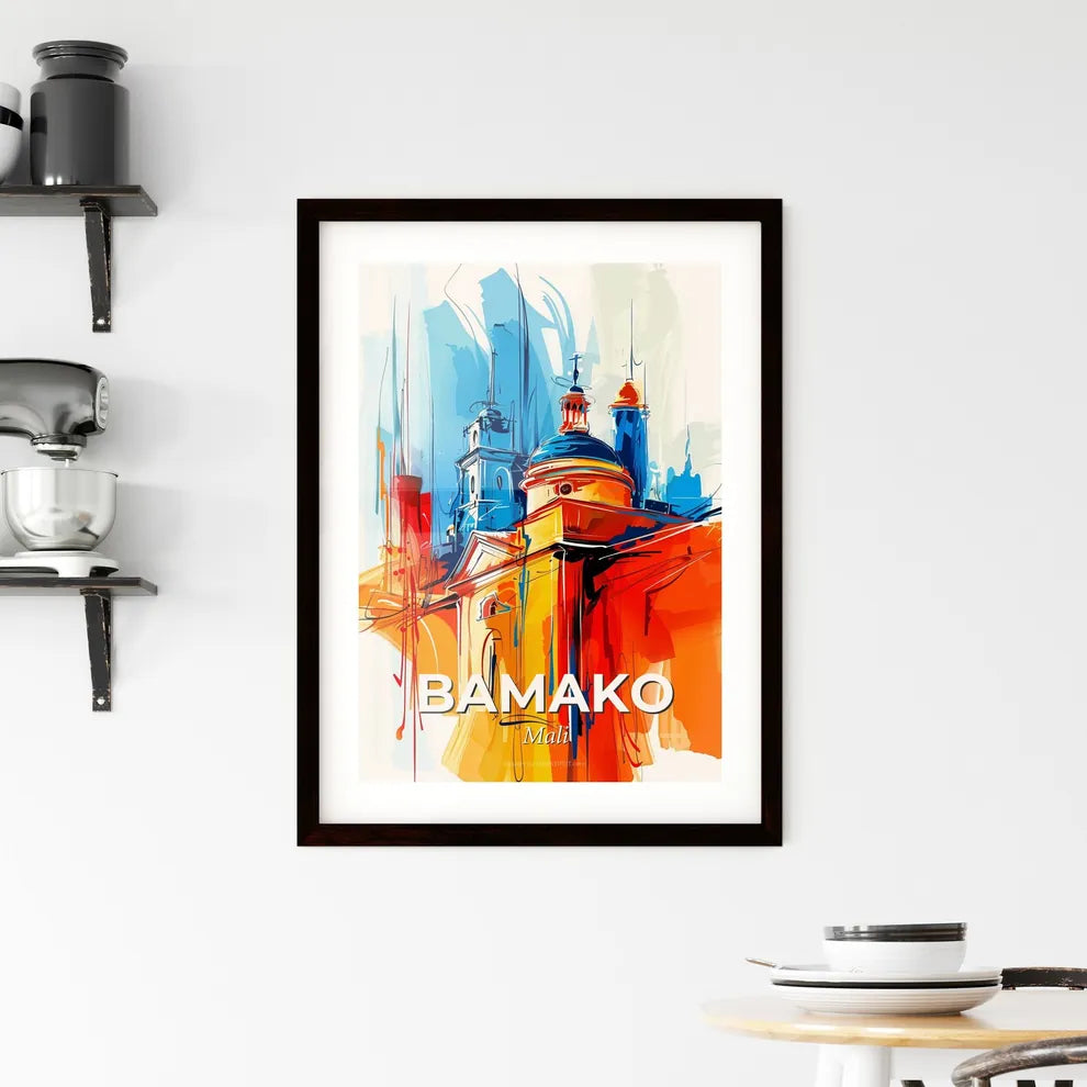 Vibrant Bamako, Mali Framed Print