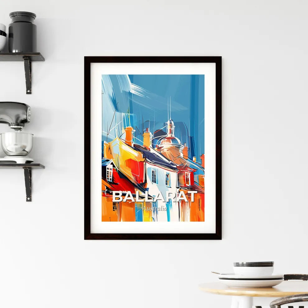 Vibrant Ballarat, Australia Framed Print
