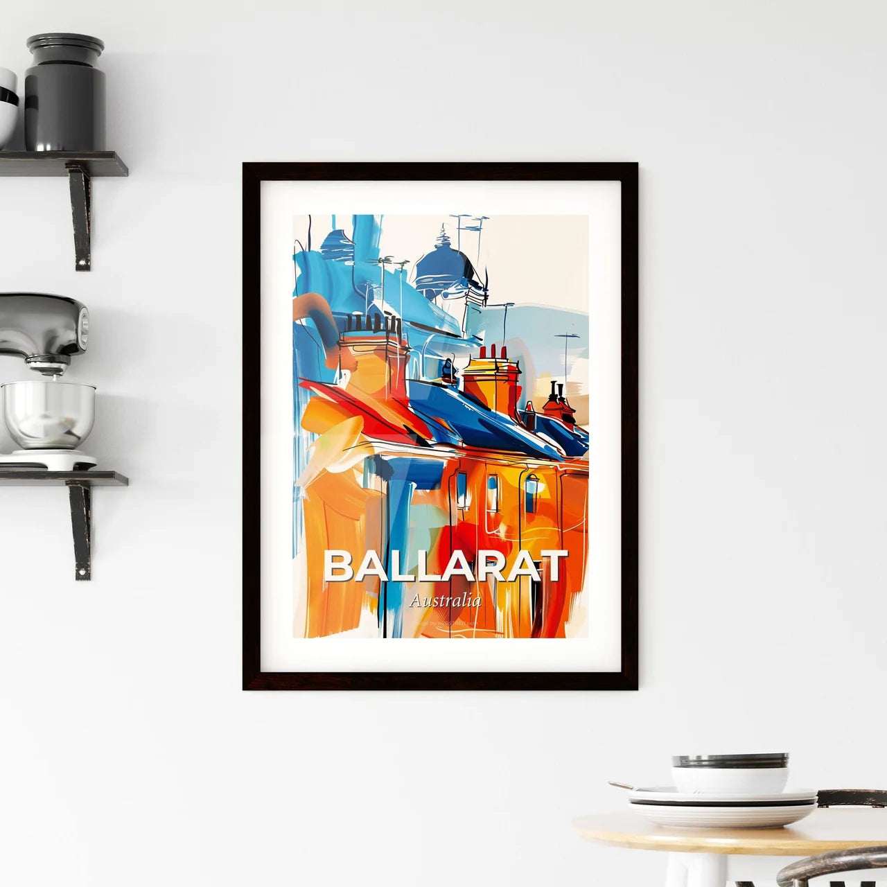 Vibrant Ballarat, Australia Framed Print