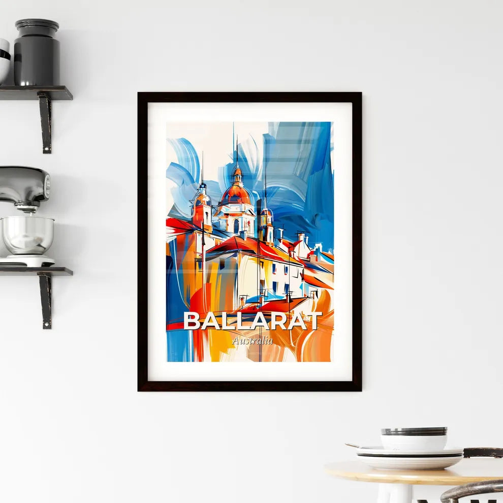 Vibrant Ballarat, Australia Framed Print