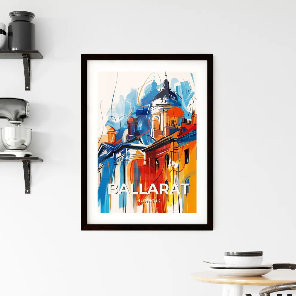Vibrant Ballarat, Australia Framed Print