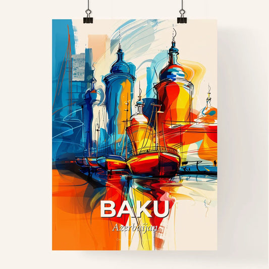 Vibrant Baku, Azerbaijan Poster