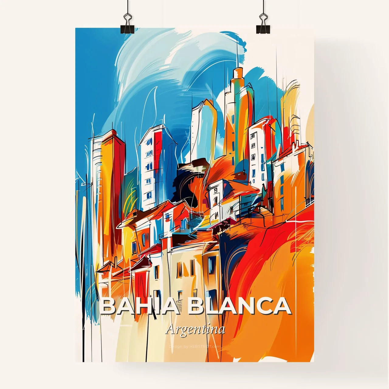 Vibrant Bahia Blanca, Argentina Poster