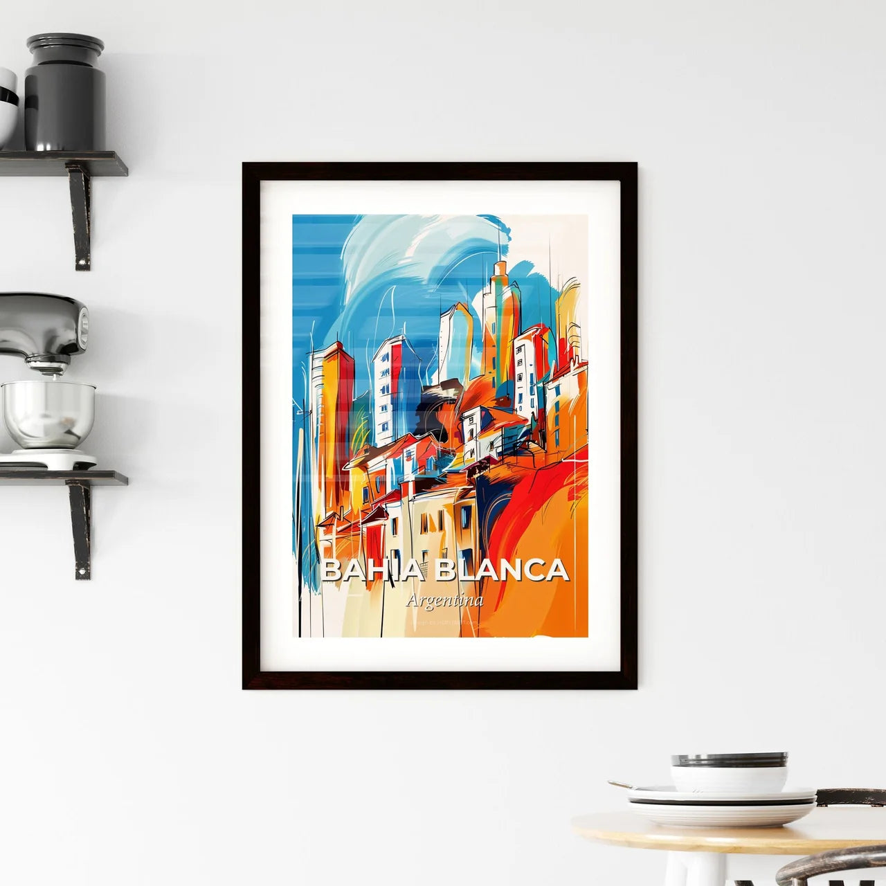 Vibrant Bahia Blanca, Argentina Framed Print