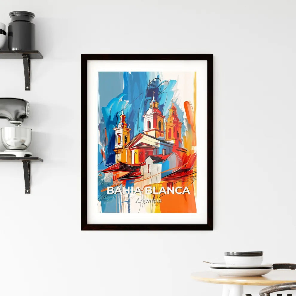 Vibrant Bahia Blanca, Argentina Framed Print